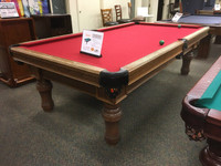 Used pool table / Table billard usagée 9 pieds bois massif