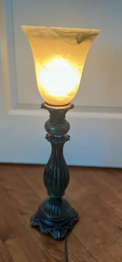 Vintage-Style Table Lamp – Elegant Bronze Finish (54cm Tall), View more