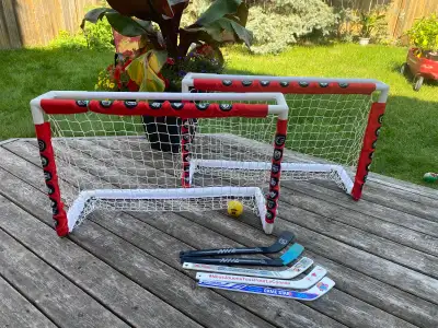 Hockey Mini Sticks with 2 Mini Stick Nets, View more