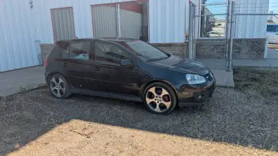 Selling a 2007 Volkswagen GTI. Comes with a set of winter tires on rims in good condition. Text 780-...