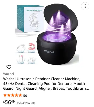 ultrasonic retainer clener, View more