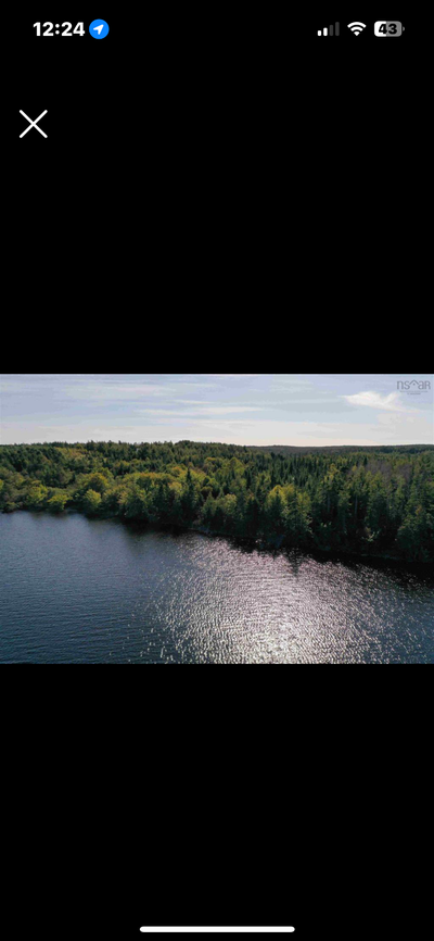 33 Acres of rolling hill and trees with 600 feet of prime pebble stone waterfrontage on Gabarus Lake...