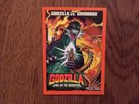 1994 Godzilla (Trendmasters) GODZILLA VS. GHIDORAH Promo Card
