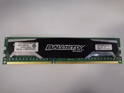 Crucial 4GB DDR3 -1600mhz Desktop Memory Module- NEW, View more