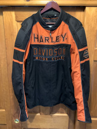 Men’s Harley Davison 2XL TALL Mesh Riding Jacket 