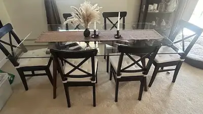 Dining room set 38"x72" $150.00, View more