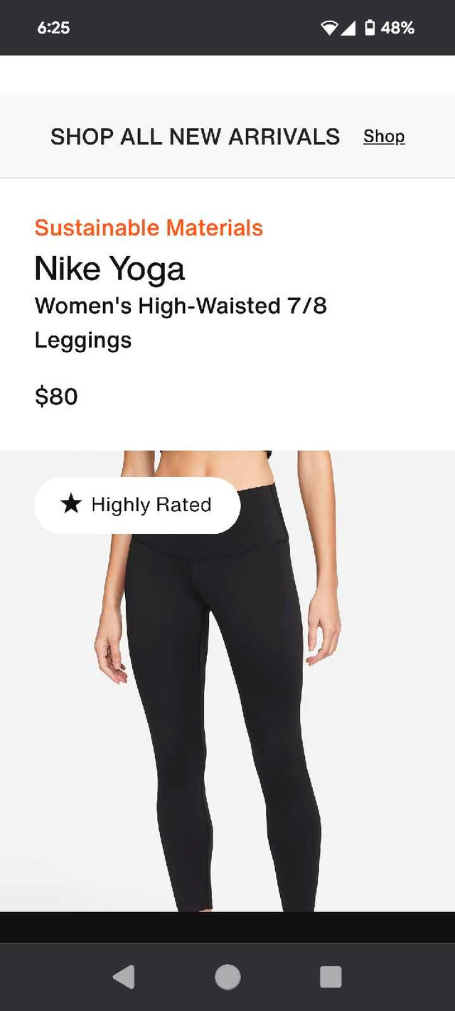 Nike Yoga Leggings  in Women's - Bottoms in Kitchener / Waterloo - Image 2