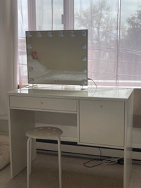 Syvde - Dressing table, white & vanity