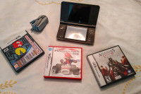 Nintendo DS XL and Three Games
