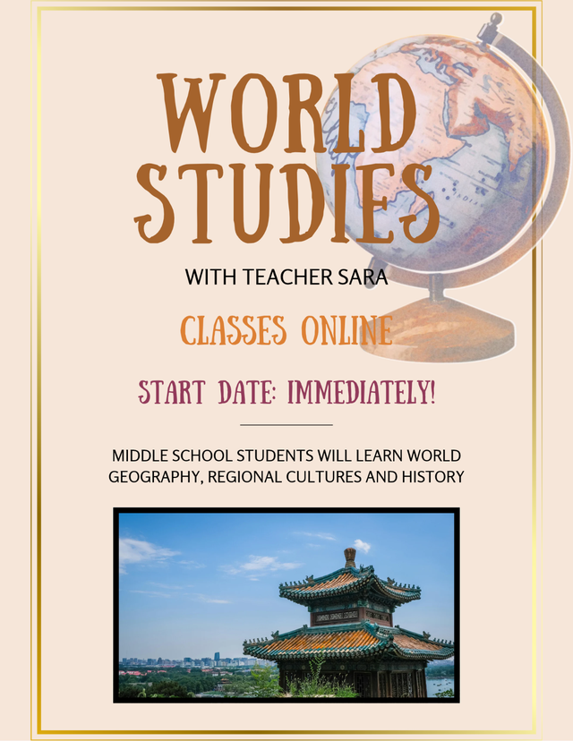 ꕤMiddle School ESL + Geography ClassesꕤOnline586909516081418242