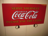 SOLD!!!    Limited Edition... COCA- COLA Metal SIGN