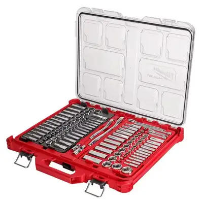 Milwaukee Packout 106 pcs Socket Set SAE/Metric - Brand new, View more