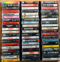 60 Classic Cassette Tapes with Storage Case / Shelf !!