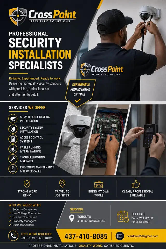 Professional Security Camera and System Installation495411976146800640