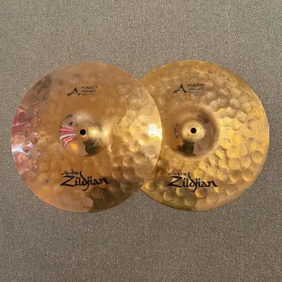 Zildjian 13” A Pocket Hihat Cymbals // drums drum set, View more