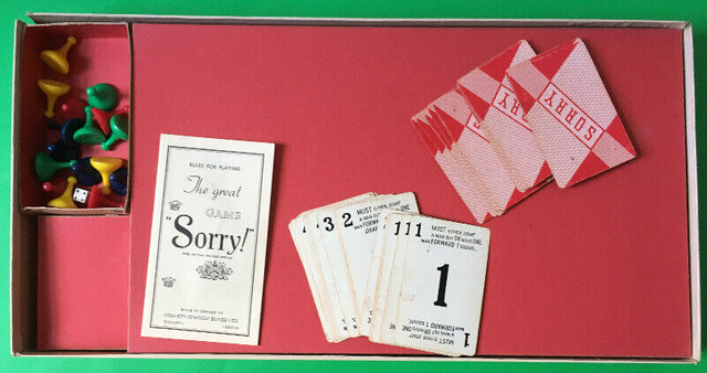 Parker Brothers Sorry! Board Game 1958 Edition in Arts & Collectibles in Dartmouth - Image 3