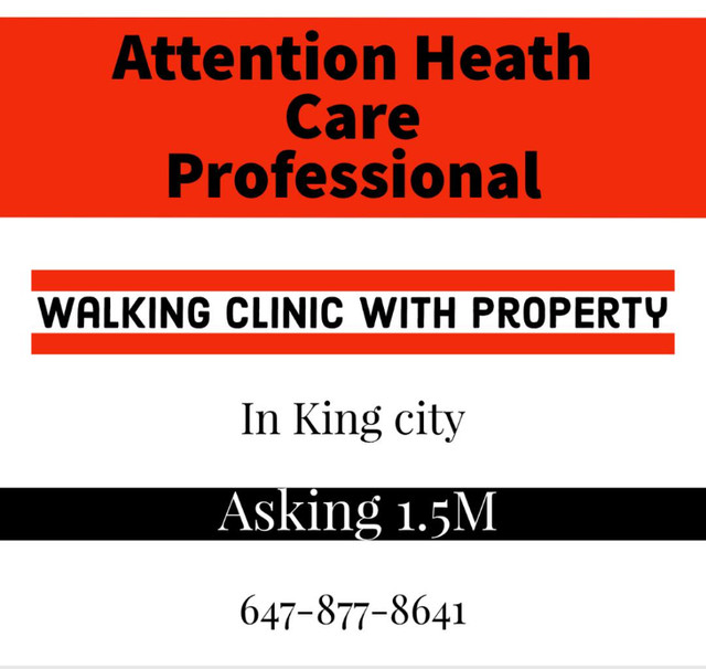 Walking Clinic for sale with property in Other in City of Toronto
