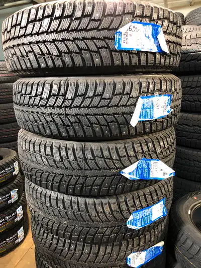 Hi, selling brand new WINTER tires, STUD, STUDDED, CLOUÉS, CLOUTÉS PNEUS HIVER call/text 438-830-575...