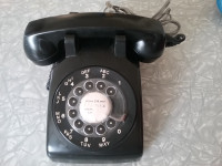 telephone noir a cadran 1950 a 1960