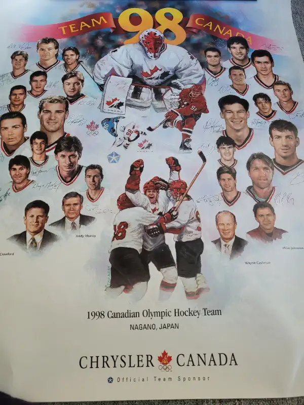 Team Canada Men's Hockey Olympic Posters in Arts & Collectibles in Markham / York Region - Image 5