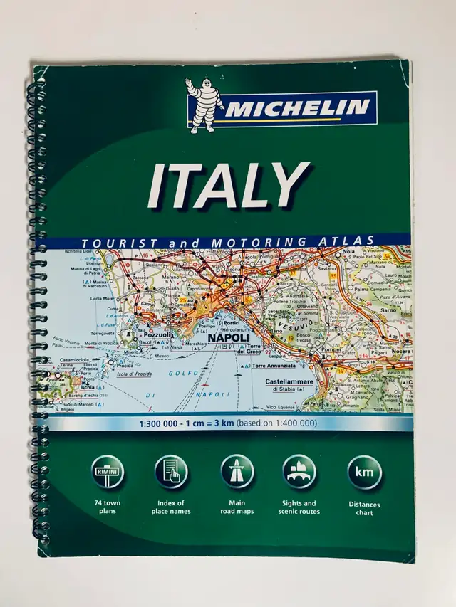 Michelin Italy Tourist and Motoring Atlas