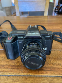 Minolta Maxxum 5000  Camera and accessories