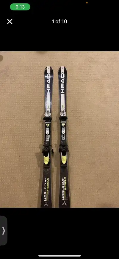 Skis - Head World cup rebel race skis, View more