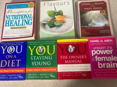 VARIETY OF HEALTH BOOKS, View more