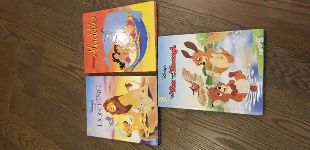 3 Disney Hardcover Books