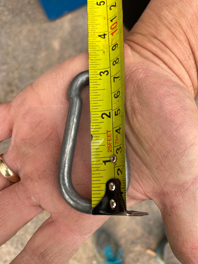 Zinc coated snap hooks 3 1/8” in Hand Tools in Peterborough - Image 2