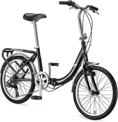 Schwinn Loop Adult Folding Bicycle, 20-Inch Wheels, 7-Speed, View more