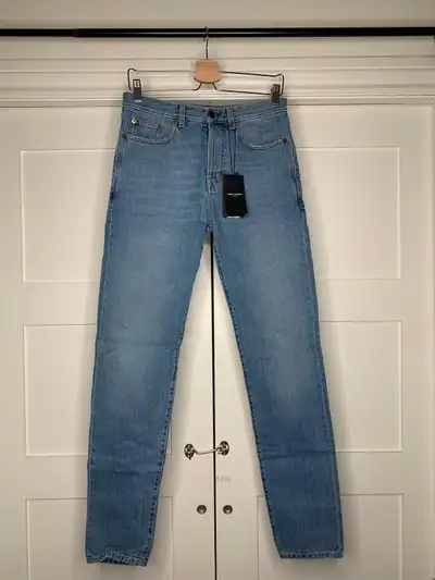 Saint Laurent Blue Denim Pants, View more