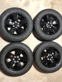 Goodyear 18” all season tires on alloy rims