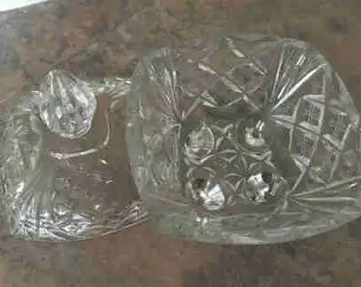 Crystal Candy Dish - pinwheel, View more