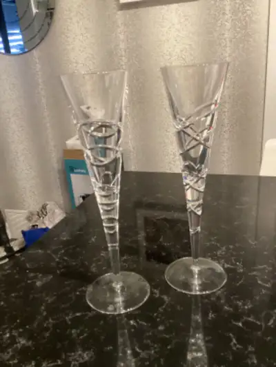 The Saturn Nouveau Crystal Flutes, View more