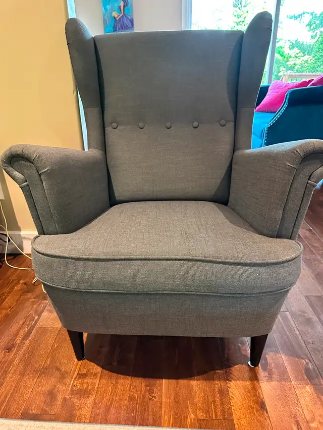 Two Strandmon Wingback Armchairs in Chairs & Recliners in Kingston - Image 3