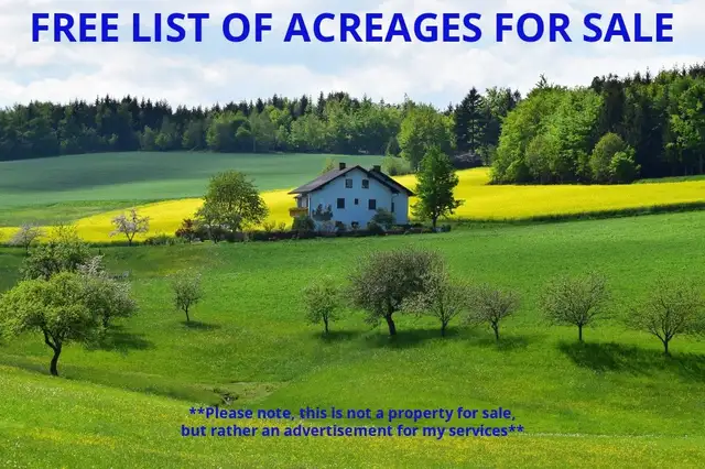 GET ACREAGE LISTINGS IN YOUR CRITERIA THE MOMENT THEY COME UP!