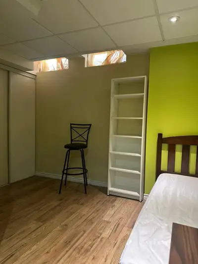 Your own private suite, furnished.(twin size bed, closet, study/dining table) with mini- kitchen (wi...
