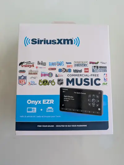SiriusXM Onyx EZR Radio & Vehicle Kit — New/Complete, View more