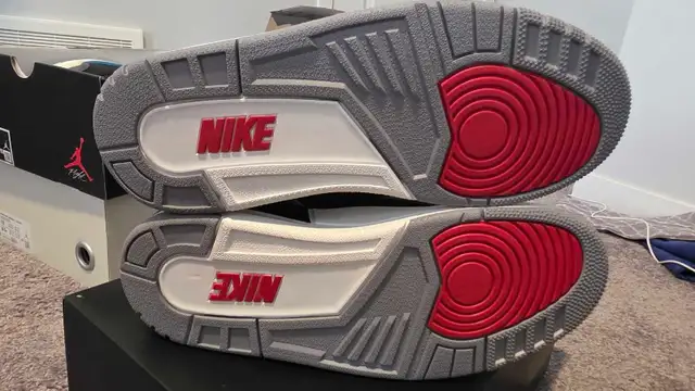 air jordan 3 black cement size 9 in Men's Shoes in Edmonton - Image 4