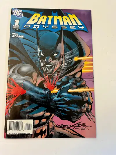 Batman Odyssey Comic #1 Signed by Neal Adams NM