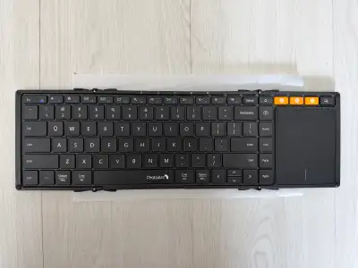 ProtoArc Foldable Bluetooth Keyboard with Built-in Touchpad, View more
