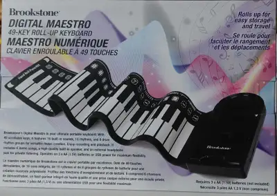 Digital Piano Roll-up Keyboard Effects, View more