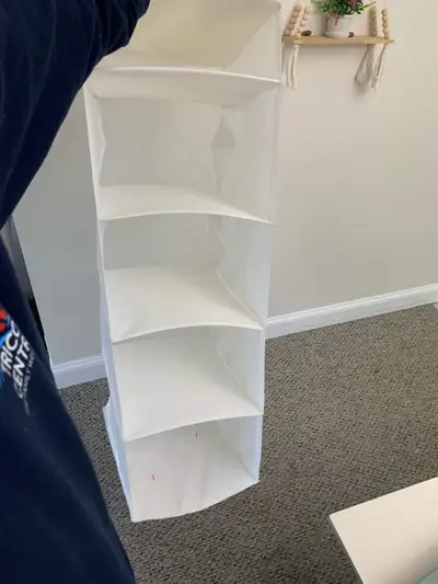 White Hanging Closet Organizer, View more