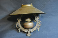 antique karosene hanging oil lamp