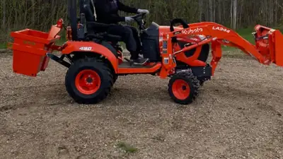 It is a Kabota BX2360 acreage tractor. Has low hours used mostly for clearing snow in driveway. Has...