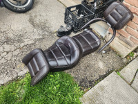 motor cycle seat and back rest