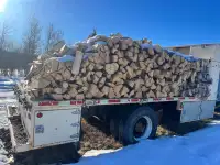 Firewood , spruce cut and split 