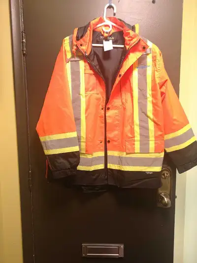 Terra High Visibility Orange Salopette - Size L/G, View more