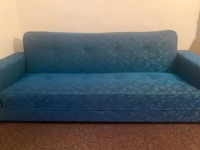Vintage Blue Sofa Bed, View more